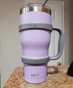 STRATA CUPS GReY30oz Tumbler Handle For YETI tumbler, RTIC TUMBLER, OZARK trail tumbler, SIC, YETI CUP & Other Tumblers – No Slip Grip - BPA FREE Gray 31 71ghiC2SCnL