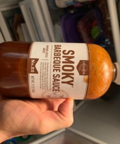 Lillie's Q - Smoky Barbeque Sauce, Gourmet BBQ Sauce, Sweet Brown Sugar BBQ Sauce, Mild Smoky Flavor, Premium Ingredients, Made with Gluten-Free Ingredients (20 oz) 20 Ounce (Pack of 1) 13 71gi4C9WEaL