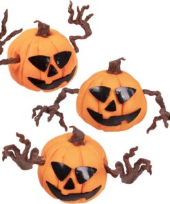 Kangaroo DIY Halloween Pumpkin Decorations for Home – Fun Halloween Crafts for Kids – Moldable Squishy Halloween Toys – Cute Mini Build Your Own Jack O Lanterns for Décor Favors - 3-Piece Pack 9 71giSLVudIL