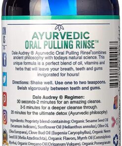 Alternative view of Dale Audrey Oil Pulling for Teeth and Gums | Made in USA Mint Flavored Organic Sesame Oil Pulling| Ayurvedic Oil Pulling Rinse to Whiten Your Teeth & Freshen Your Breath 8 Fl Oz (Pack of 1)