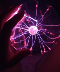 Katzco 7" Plasma Ball - Nebula Sphere, Thunder Lightning - Plug-in Electricity Ball - Touch and Sound Sensitive Plasma Globe for Parties, Decorations, Prop - STEM Science Toy for Kids - Cool Lamps 7 inch Interactive 34 71ginLVn07L