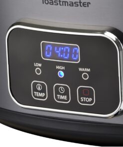Toastmaster 4-Quart Digital Slow Cooker with Locking Lid (Graphite) Graphite 8 71gj8OQ6dHL