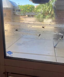 Window Fly Traps by Catchmaster - 48 Count, Ready to Use Indoors. Insect, Bugs, Fly & Fruit Fly Glue Adhesive Sticky Paper - Waterproof Easy Application Ready Disposable Non-Toxic 48 Traps 35 71gjKeKvxKL