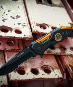 NDZ Performance TAC-Force Spring Assisted Opening EMT EMS Orange Rescue Folding Pocket Knife New 31 71gjYmSXiHL