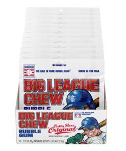 The Official Big League Chew Original Bubble Gum + Tray (12 Packs) 19 71gjgNAUKSL