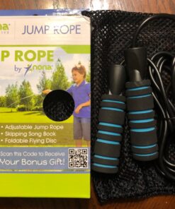 2 Pack Jump Rope for Kids - Easily Adjustable with Anti-Slip Handles, Plus 2 Activity Books PVC 18 71gjiM6QYiL