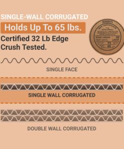 AVIDITI Shipping Boxes Multi-Depth 12"L x 10"W x 4"H, 25-Pack | Corrugated Cardboard Box for Packing, Moving and Storage 10 71gkkGHH7SL