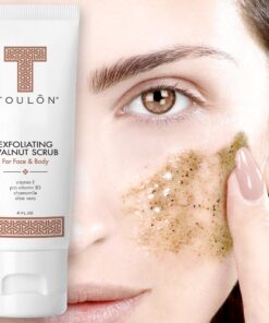 Exfoliating Face Scrub - Exfoliate Scrub - Face and Body; Walnut Facial Exfoliator. Great Exfoliant for Women or Men 27 71glGssyFJL