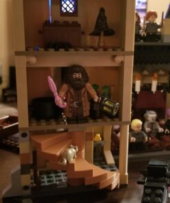 LEGO Harry Potter Hogwarts Great Hall 75954 Building Kit and Magic Castle Toy, Fantasy Creatures, Hermione Granger, Draco Malfoy and Hagrid (878 Pieces) 45 71glTm0cj6L