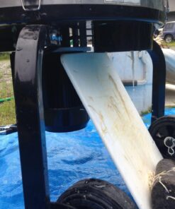 Kitchener Chicken Plucker De-Feather Remover Poultry and Fowl Food Processor Electric Stainless Steel Heavy Duty 1HP 120VAC 280RPM GFCI Connector 92 Soft Fingers 20" Drum Diameter 26 71glXxRlnL