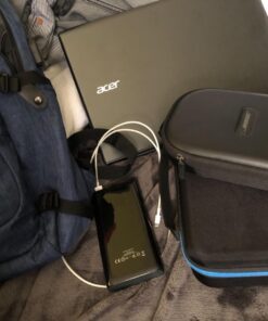 Mancro Laptop Backpack, 15.6 inch Business Backpack Water Resistant Laptops Backpack for Men Women Travel Backpack with USB Charging Port(Blue, 15.6 inch) Blue 51 71glZ7keXRL