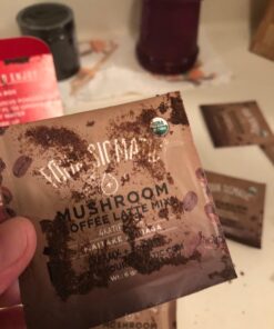 Organic Instant Coffee Powder by Four Sigmatic | Arabica Instant Coffee Singles with Cordyceps, Chaga and Eleuthero | Mushroom Coffee Instant Mix for Better Focus and Immune Support | 10 Packets Protect w/ Chaga & Cordyceps 0.09 Ounce (Pack of 10) 31 71gmMDfGx1L 4