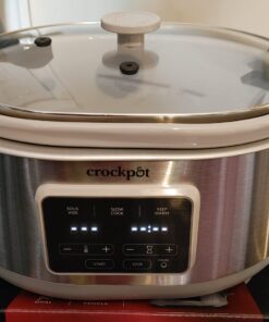 Crockpot™ 7-Quart Cook & Carry™ Slow Cooker with Sous Vide,Programmable, Stainless Steel 47 71gmrpILMfL