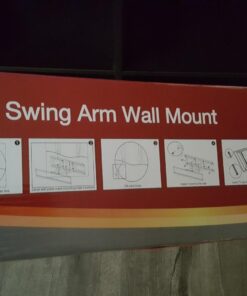 VideoSecu Tilt Swivel TV Wall Mount 32"- 70" LCD LED Plasma TV with VESA 200x200,400x400,up to 600x400 mm, Full Motion Articulating Dual Arm Mount Fits up to 24" Studs MW365B2H C20 63 71gmvXq7NpL