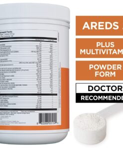 Viteyes AREDS 2 Powder + Multivitamin All-in-One, Macular Protection, Alternative to AREDS 2 chewables, No Pills, Lutein & Zeaxanthin, AREDS 2 Eye Vitamins Drink, Natural Orange Flavor, 90 Scoops 90 Count 8 71gn6X2L DL