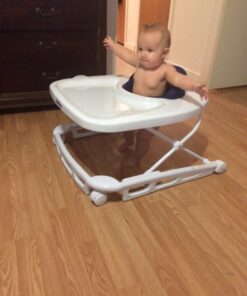 Joovy Spoon Baby Walker & Activity Center Featuring Three Adjustable Heights, Tough Luggage Grade Seat Material, and 30 lb Weight Capacity - JPMA Safety Certified (Blueberry) Blueberry 41 71gnblN53hL