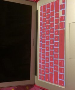 IBENZER Compatible with Old Version MacBook Air 13 Inch Case (2017-2010 Release), Models: A1466/A1369, Plastic Hard Shell Case with Keyboard & Screen Cover for Mac Air 13, Pink, A13PK+2 For Macbook Air 13'' A1466/A1369 41 71gnmtVp8 L