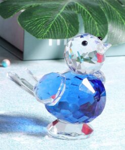 Waltz&F Crystal Bluebird of Happiness Collectible Figurines Glass Animal Figurine for Table Home Decoration Blue 14 71gokooo9wL