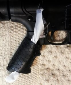 Covert Clutch Universal Tactical Grip Sleeve - The Original Hex Pattern Gun Grip - 100% Made in USA Tactical Matte Black 41 71gpMH1F70L