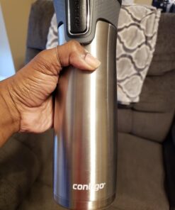 Contigo West Loop Stainless Steel Vacuum-Insulated Travel Mug with Spill-Proof Lid, Keeps Drinks Hot up to 5 Hours and Cold up to 12 Hours, 20oz Steel 51 71gpbMcp0kL
