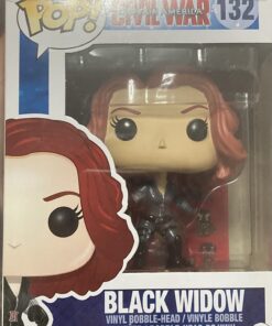 Funko POP Marvel: Captain America 3: Civil War Action Figure - Black Widow 28 71gpwR38FSL