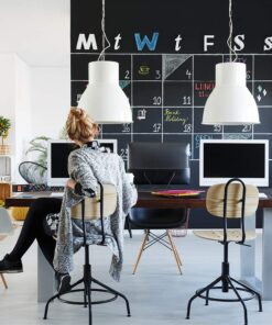 ARTEZA Black Chalkboard Peel and Stick Wall Sticker, 16 Feet x 17.7 Inches 11 71gq1Z2G4RL