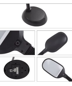 Lavish Home (72-1515) 5 Feet Sunlight Floor Lamp With Adjustable Gooseneck - Dimmer Black 14 71grtMx1jiL