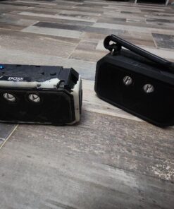 DOSS Bluetooth Speaker, Traveler Wireless Bluetooth Speaker with 20W Stereo Sound and Bold Bass, IPX6 Waterproof, Wireless Pairing, 12H Playtime, 5 Light Modes, Portable Speaker for Outdoor-Black Black 36 71gsWlojYML