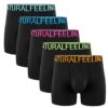 5Mayi Men's Underwear Boxer Briefs Cotton Black Mens Boxer Briefs Underwear Men Pack Wide Waistband Regular Leg Medium A:mens Boxer Briefs Pack of 5