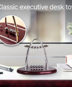 Alternative view of Newtons Cradle Balance Balls Physics Pendulum Science Desk Office Classic Toys