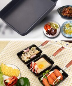 JapanBargain 1811, Japanese Tamago Egg Pan Iron Omelet Pan Tamagoyaki Omelette Pan Rectangle Frying Pan, Induction Cookware Pan, Made in Japan 12 71guvgPdCL