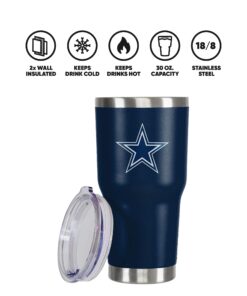 foco NFL unisex NFL Team Logo 30oz Insulated Stainless Steel Travel Mug Tumbler Dallas Cowboys 1 Count (Pack of 1) Team Color 9 71gvkSpWh2S