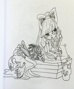Lacy Sunshine's Halloween Coloring Book Volume 4: Whimsical Witches, Ghosts, Pumpkins and Vampires (Lacy Sunshine's Coloring Book) 23 71gwNLmDQNL