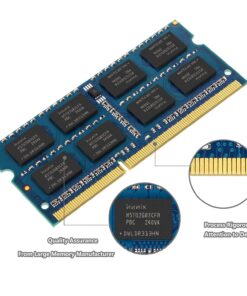 DUOMEIQI Ram DDR3 8GB Kit (2 X 4GB) PC3-8500 PC3 8500S DDR3 1066MHz SO-DIMM CL7 204 Pin 1.5v 2RX8 Sodimm DDR3 Non-ECC Unbuffered Notebook Memory Laptop RAM Modules ( 2X 4GB) PC3-8500S Blue 10 71gxaEHZ4L