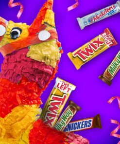 Mars SNICKERS, TWIX, 3 MUSKETEERS & MILKY WAY Full Size Christmas Candy Chocolate Bar Variety Box, 18 ct Bulk Candy 18 Count (Pack of 1) 28 71gyJTKa5L