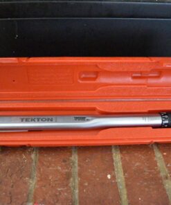TEKTON 1/2 Inch Drive Micrometer Torque Wrench (10-150 ft.-lb.) | 24335 1/2 Inch Drive (10-150 ft.-lb.) 10-150 ft.-lb. 76 71gyU 9nB0L