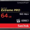 SanDisk 64GB Extreme PRO Compact Flash Memory Card UDMA 7 Speed Up To 160MB/s - SDCFXPS-064G-X46 16 71gzKBG5mPL