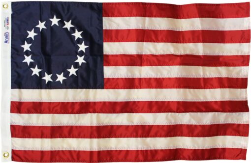 Betsy Ross - 3 ft x 5 ft Nylon Flag (Sewn and Embroidered)