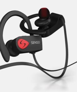 Senso Bluetooth Headphones, Best Wireless Sports Earbuds w/Mic IPX7 Waterproof HD Stereo Sweatproof Earphones for Gym Running Workout Noise Cancelling Earphones Earbuds Noise Cancelling Headsets 32 71h yHDXBZL
