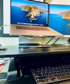 Rain Design mStand360 Laptop Stand with Swivel Base, Space Gray (10074) 15 71h091tpJPL