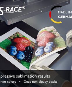 S-RACE Sublimation Paper 8.5 x 14 inch, 100 Sheets - Vibrant Colors, Instant Dry, Smear-Proof, No Roller Marks - Sublimation Ink Required 8.5 x 14 (Legal size) Standard (100 Sheets) 11 71h0BcD5YxL