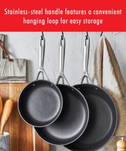 ZWILLING Motion Nonstick Hard-Anodized 10-Piece Cookware Set in Grey, Dutch Oven, Fry pan, Saucepan 13 71h0HWcmt4L