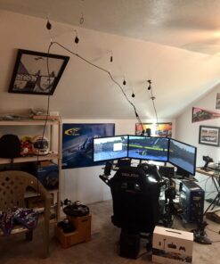 KIWI design VR Cable Management, Ceiling Pulley System fits HTC Vive/Vive Pro/Rift/Rift S Link Cable Compatible with Quest 3/2/Quest/Valve Index VR Accessories (Black, 6 Pack) Black 51 71h0NVZ2CTL