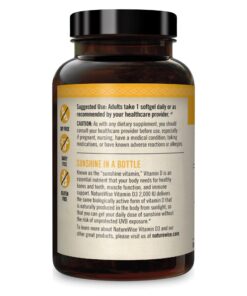 NatureWise Vitamin D3 2000iu (50 mcg) Healthy Muscle Function, and Immune Support, Non-GMO, Gluten Free in Cold-Pressed Olive Oil, Packaging Vary ( Mini Softgel), 360 Count(Pack of 1) 360 Count (Pack of 1) 26 71h0Pv2jNL