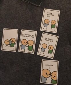 Joking Hazard by Cyanide & Happiness - a funny comic building party game for 3-10 players, great for game night White 43 71h0VdOySfL