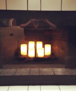 Real Wax Flameless Candle Set w/Dual Timer Feature and Remote Control - Duracell Batteries Included - Set of 6 20 71h1g4fQMuL