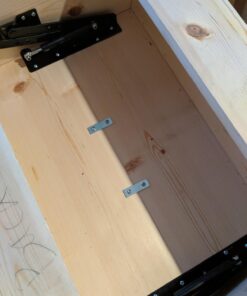 Sauton 1pair Folding Lift up Top Table Mechanism Hardware Fitting Hinge, Gas Hydraulic 43 71h2vAuncML