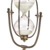 Deco 79 Glass Timer with Rotating Stand, 13" x 6" x 6", Brass 13" x 6" x 6" 5 71h2x6S6bJL