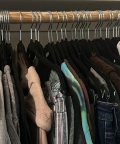 Utopia Home Premium Velvet Hangers 50 Pack - Non-Slip Clothes Hangers - Black Hangers - Suit Hangers with 360 Degree Rotatable Hook - Heavy Duty Coat Hangers 37 71h3JrIMdjL