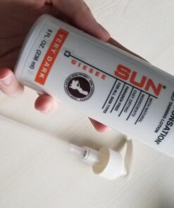 Sun Laboratories By Giesee Dark Sunsation Tinted Self Tanning Lotion 8 oz | Fake Tan, Self Tan, Self Tanner | Organic, Non Toxic Body Bronzer & Face Tanning Lotion | Sunless Tan, Instant Natural Tan, 8 Ounce Very Dark 29 71h40m6TB0L